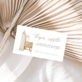 Neutral Boho Baby Brunch Diaper Raffle Informatiekaartje