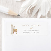 Neutral Boho Baby Brunch Etiket (Insitu)