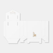 Neutral Boho Baby Brunch Favor Box Bedankdoosjes (Uitgevouwen)