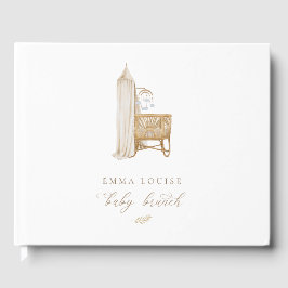 Neutral Boho Baby Brunch Gastenboek