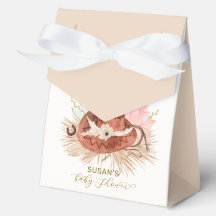 Neutral Boho Cactus Cowboy Pet Baby shower