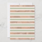 Neutral Boho Fiesta Taco Over Een Baby Baby shower Kaart (Achterkant)