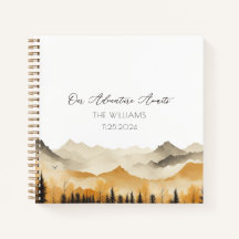 Neutral Boho Mountain Waterverf bruiloft gast