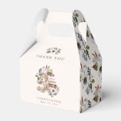 Neutral Boho Nursery Baby shower Dank u Bedankdoosjes (Achterkant)