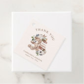 Neutral Boho Nursery Baby shower Dank u Bedankjes Labels (In situ)