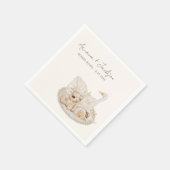 Neutral Boho Nursery Baby shower Servet (Hoek)