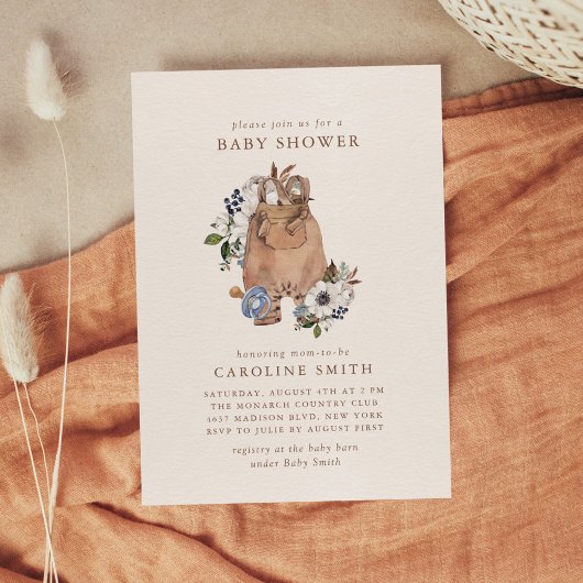 Neutral Boho Nursery Baby shower Uitnodiging