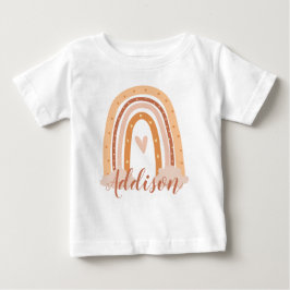 Neutral Boho Rainbow Kinder peuter T-shirt