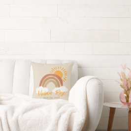 Neutral Boho Regenboog Baby Verjaardagskwekerij De Kussen