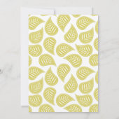 Neutral Boho Wild Animal Baby shower uitnodiging (Achterkant)