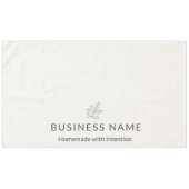 Neutral Botanical Logo Display Minimalist  Tafelkleed (Voorkant (Horizontaal))