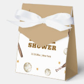 Neutral Boy Batter Up Baseball Sport Baby Shower  Bedankdoosjes (Voorkant)