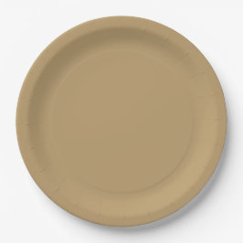 Neutral Brown Paper Plate Papieren Bordje