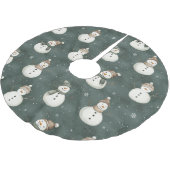  Neutral Christmas Snowmen Saga Green Kerstboom Rok (Gekanteld)