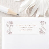  Neutral Classic Wedding Retouradres Etiket (Insitu)