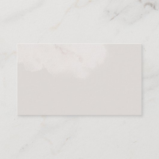 Neutral Cloud Baby shower Luier Raffle Kaart (Achterkant)