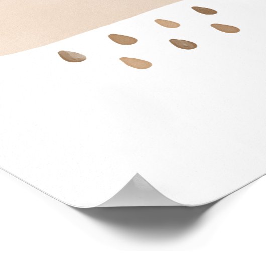 Neutral Cloud Boho Boy Nursery Decor Poster (Hoek)