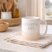 Neutral Coastal Sips Classic Mug, 11 oz Koffiemok