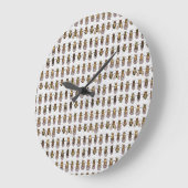 Neutral Color Drosophila Clock Grote Klok (Hoek)