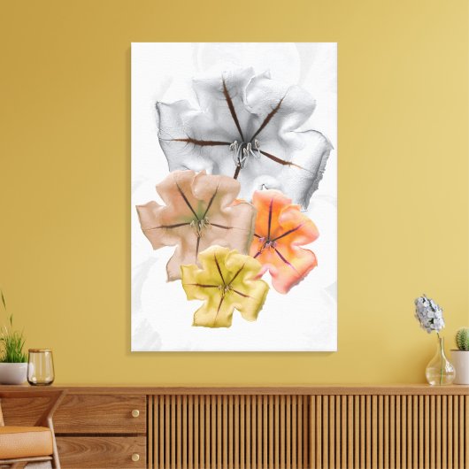 Neutral Colour Flower print | Flower Print (Insitu (Woonkamer))