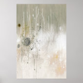 Neutral Contemporary Abstract art Poster (Voorkant)