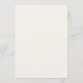 Neutral Coquette Bow Bridal Shower Kaart (Achterkant)