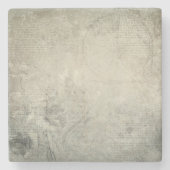 Neutral Cozy Timeless Subtle Minimal Distressed  Stenen Onderzetter (Voorkant)