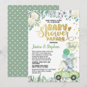 Neutral Drive beroemd gemaakt door Baby shower Par Kaart (Voorkant / Achterkant)