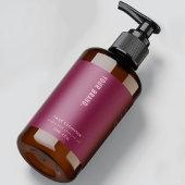 Neutral Dusty Pink 4 OZ Cosmetische Fles Label