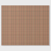Neutral Earth Tone Brown and Tan Tartan Plaid Cadeaupapier (Vlak)
