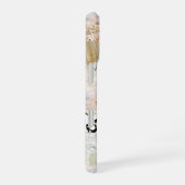 Neutral Elegant Abstract Collage Design iPhone 16 Hoesje (Rechterkant)