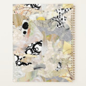 Neutral Elegant Abstract Collage Design Planner (Achterkant)