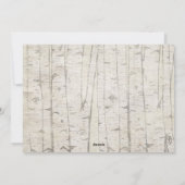 Neutral Farmhouse Greenery Birch Photo Collage Feestdagenkaart (Achterkant)