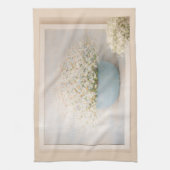 Neutral Farmhouse Wildflower Floral Kitchen Towels Theedoek (Verticaal)