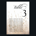 Neutral Floral Wildflower Tafelnummer Kaart<br><div class="desc">Neutral Floral Wildflower Tafelnummer Kaart</div>