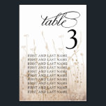 Neutral Floral Wildflower Tafelnummer Kaart<br><div class="desc">Neutral Floral Wildflower Tafelnummer Kaart</div>