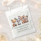 Neutral Forest Animal Schattige Woodland Kind Bedankzakje (Geknipt)