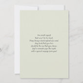 Neutral Gender Reveal Invitation Kaart (Achterkant)