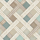 Neutral Geometric Green Napkins Custom Name Chic Servet