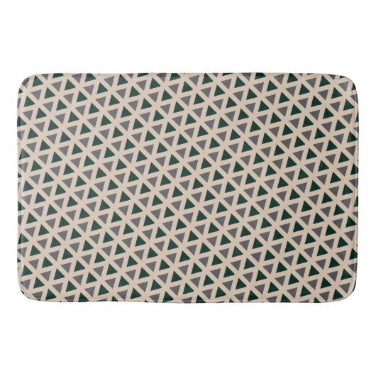 Neutral geometric triangle Bath Mat (Voorkant)
