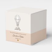 Neutral Gift Boxes for Baby Shower, Elegant Bedankdoosjes (Voorkant Zijde)