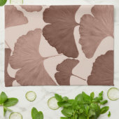 Neutral Ginkgo Botanical Dream 1 Theedoek (Gevouwen)