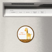 Neutral Giraffe Party Favor Magneten (Insitu (Vaatwasser))