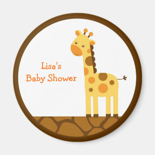 Neutral Giraffe Party Favor Magneten