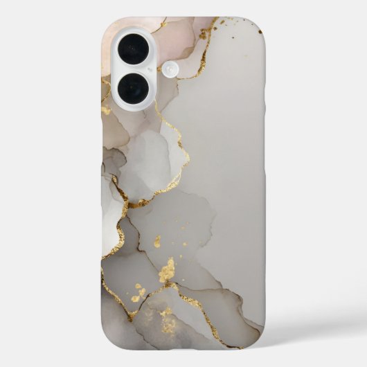 Neutral & Gold Marble Case-Mate iPhone Case (Achterkant)