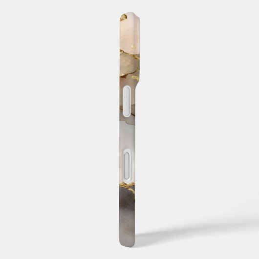 Neutral & Gold Marble Case-Mate iPhone Case (Achterkant / Rechts)