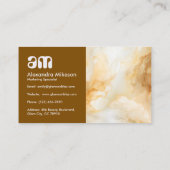 Neutral Gold Professional Visitekaartje (Achterkant)