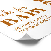 Neutral Gold Teddy Balloon Books for Baby Poster (Hoek)