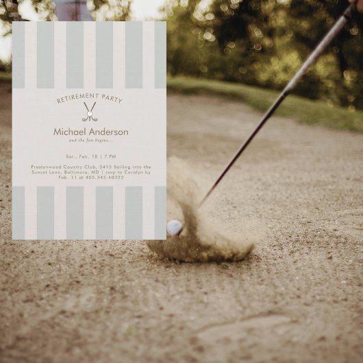 Neutral Golf Retirement Party  Kaart