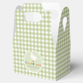 Neutral Green Silly Goose Baby Shower Bedankdoosjes (Geopend)